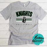 Knights Volleyball Black