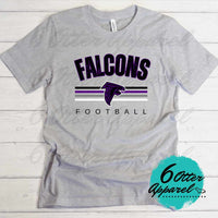 Falcons Football Logo Black