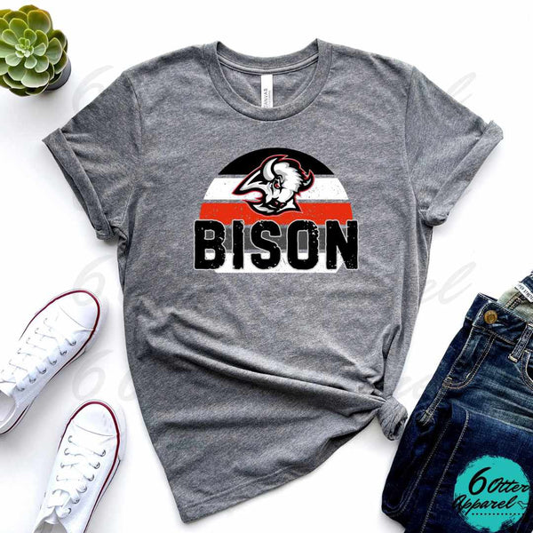 Bison Logo Circle