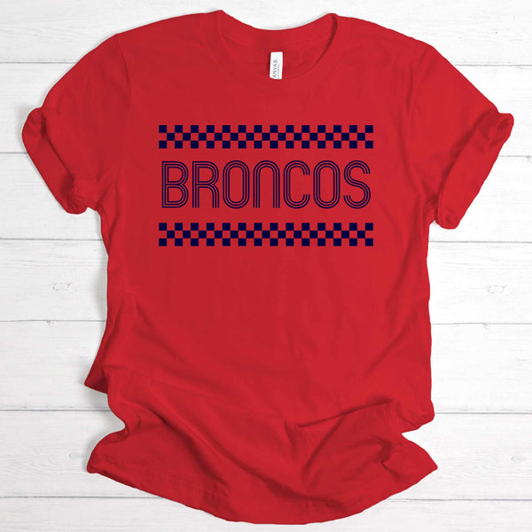 Broncos Checkered