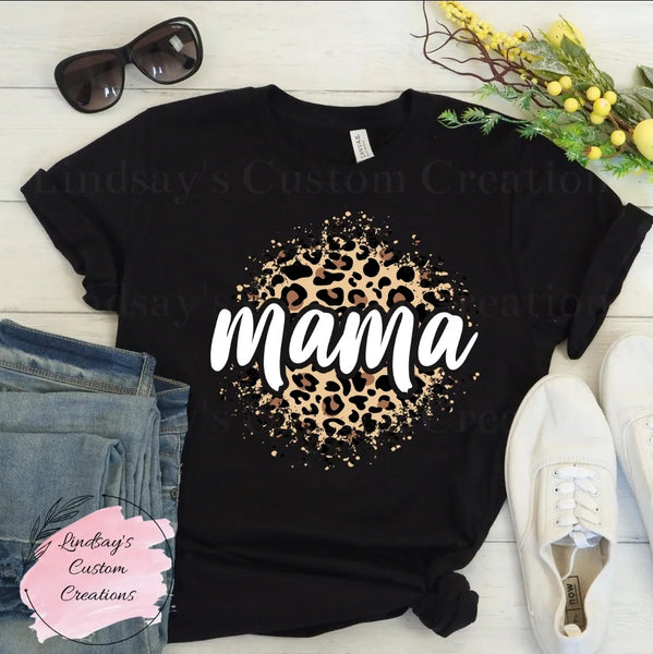 Leopard Mama- White